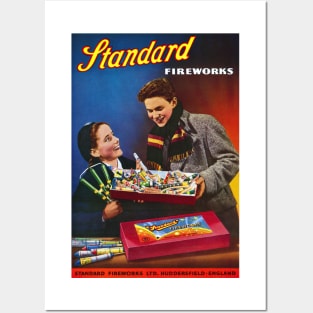 1950s Fireworks Posters and Art